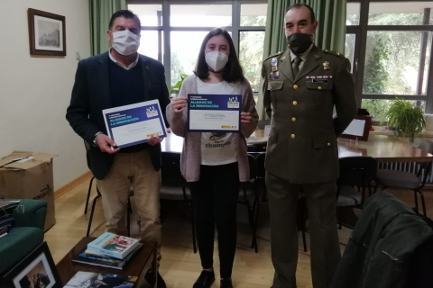 PREMIO EN EL CONCURSO LITERARIO "CARTA A UN MILITAR ESPAÑOL"