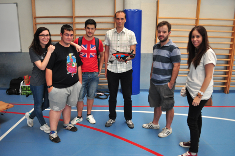 Pruebas de vuelo de un Drone. Master en Ingeniería de Nicolas Monteagudo