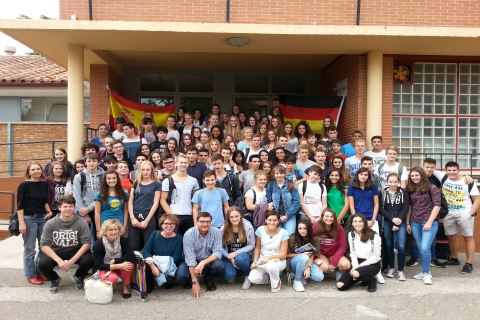 INTERCAMBIO DE ALUMNOS DEL IES AZARQUIEL Y ALUMNOS ALEMANES.