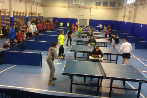 TENIS DE MESA EN EL IES AZARQUIEL.