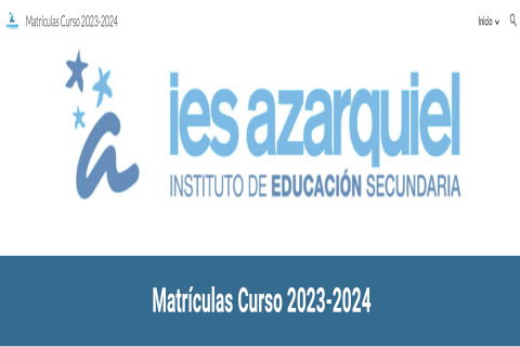 MATRÍCULAS 2023-2024.