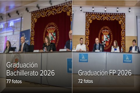 FOTOS DE LA GRADUACION. BACHILLERATO Y FORMACIÓN PROFESIONAL.